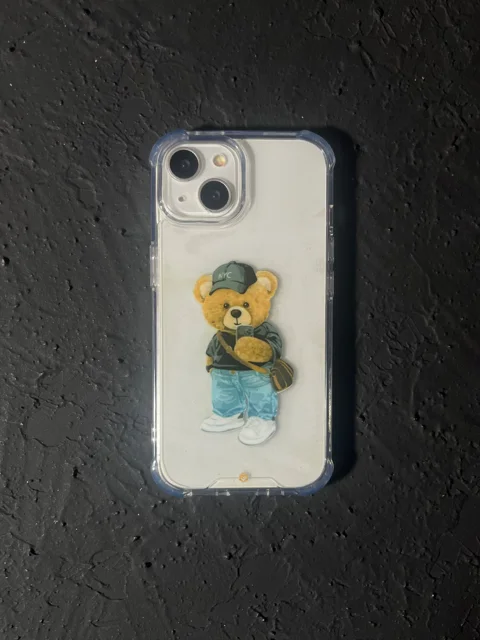 قاب teddy bear گوشی iphone 13normal