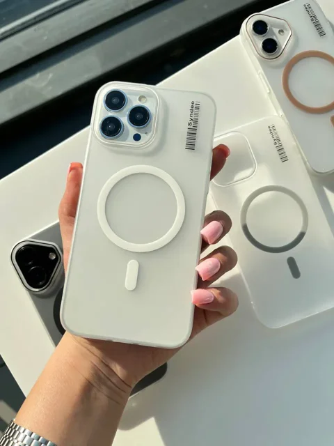 خرید قاب بارکد مگسیف سفید iPhone 16 Pro Max | قیمت مناسب
