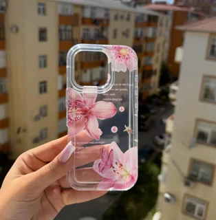 قاب گوشی لیلیوم صورتی